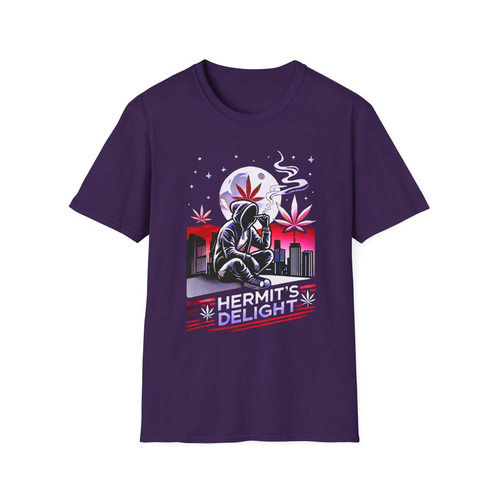 city skyline purple