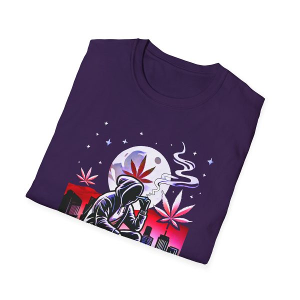city skyline purple