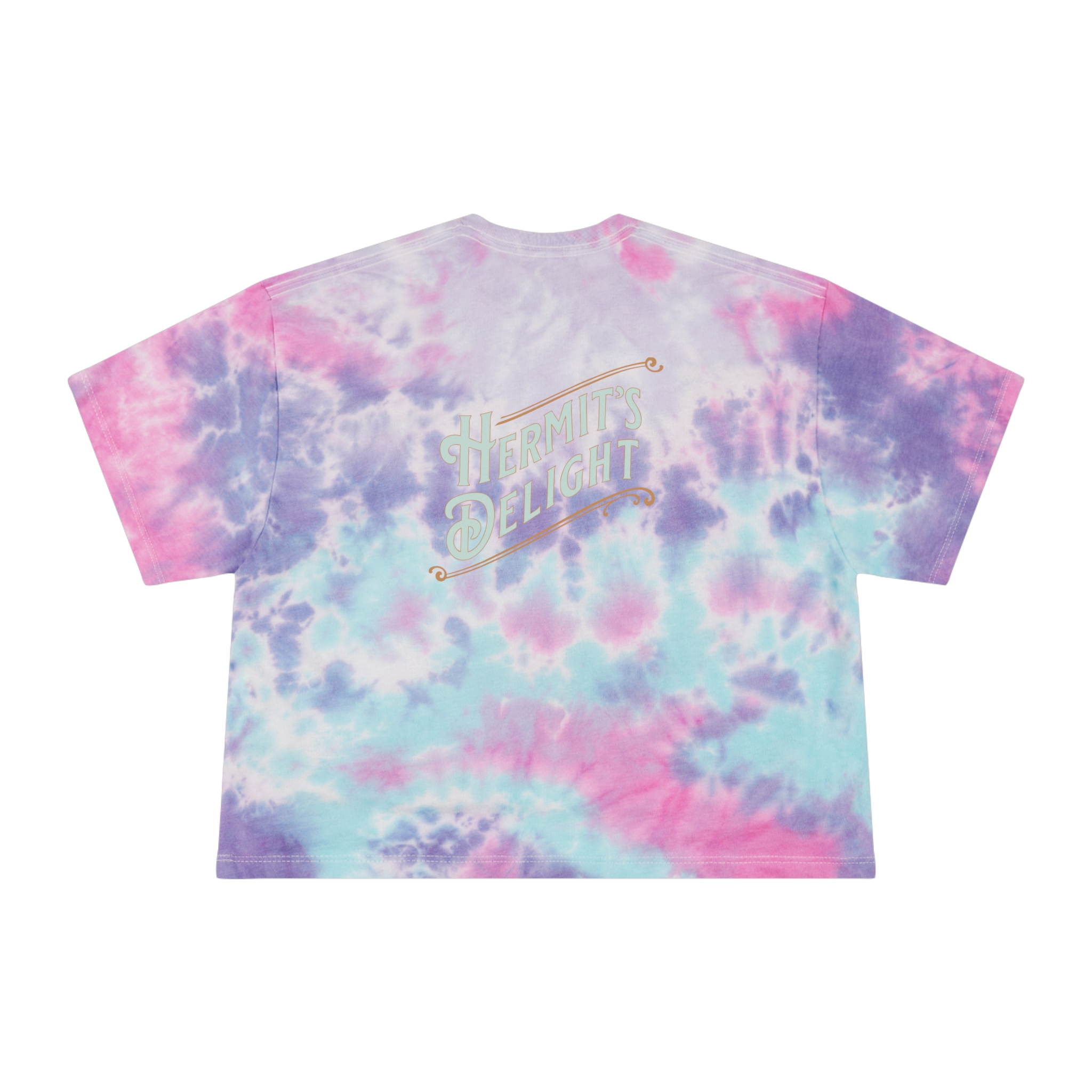 women's tie dye crop tee