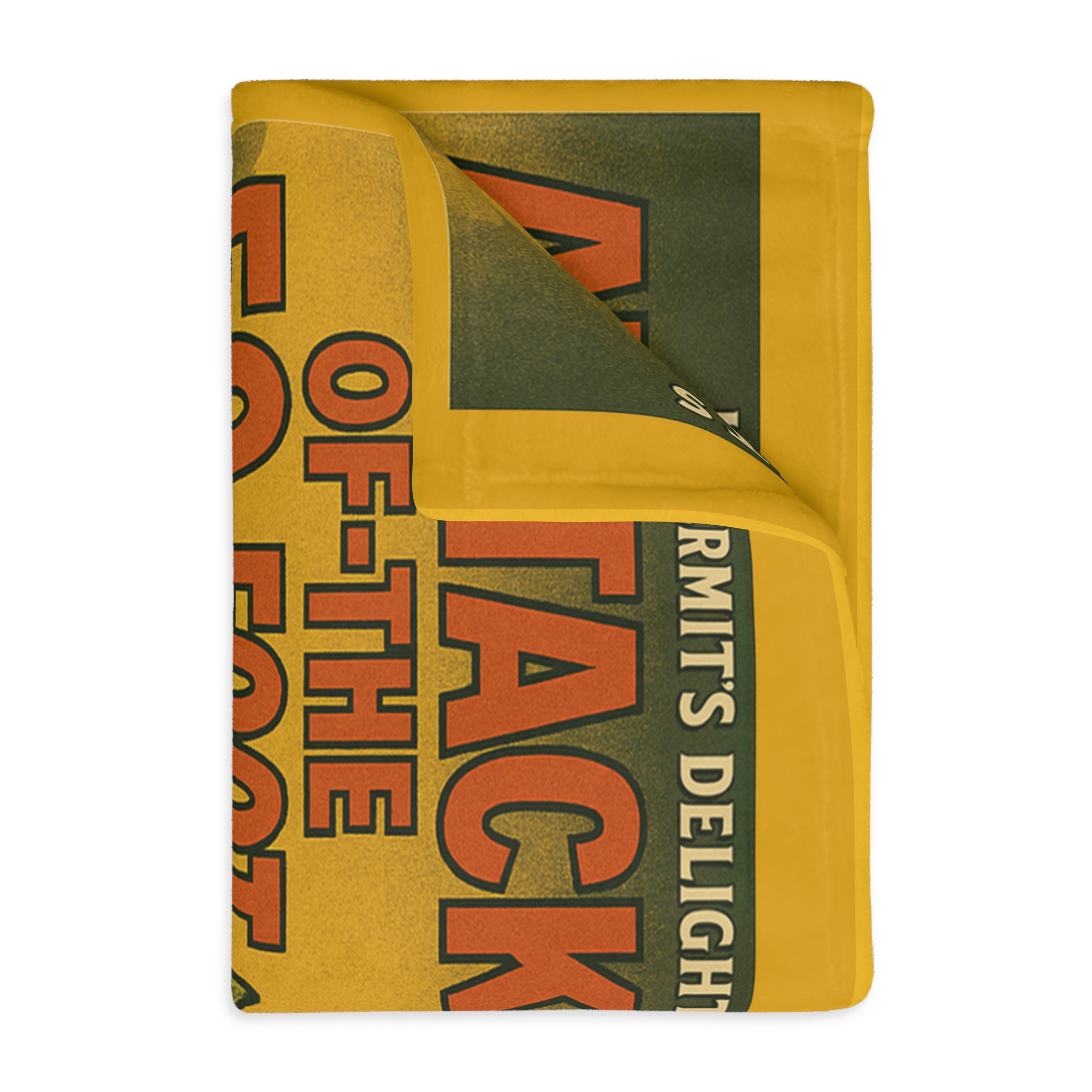 parody retro 1958 movie poster throw blanket velveteen microfiber